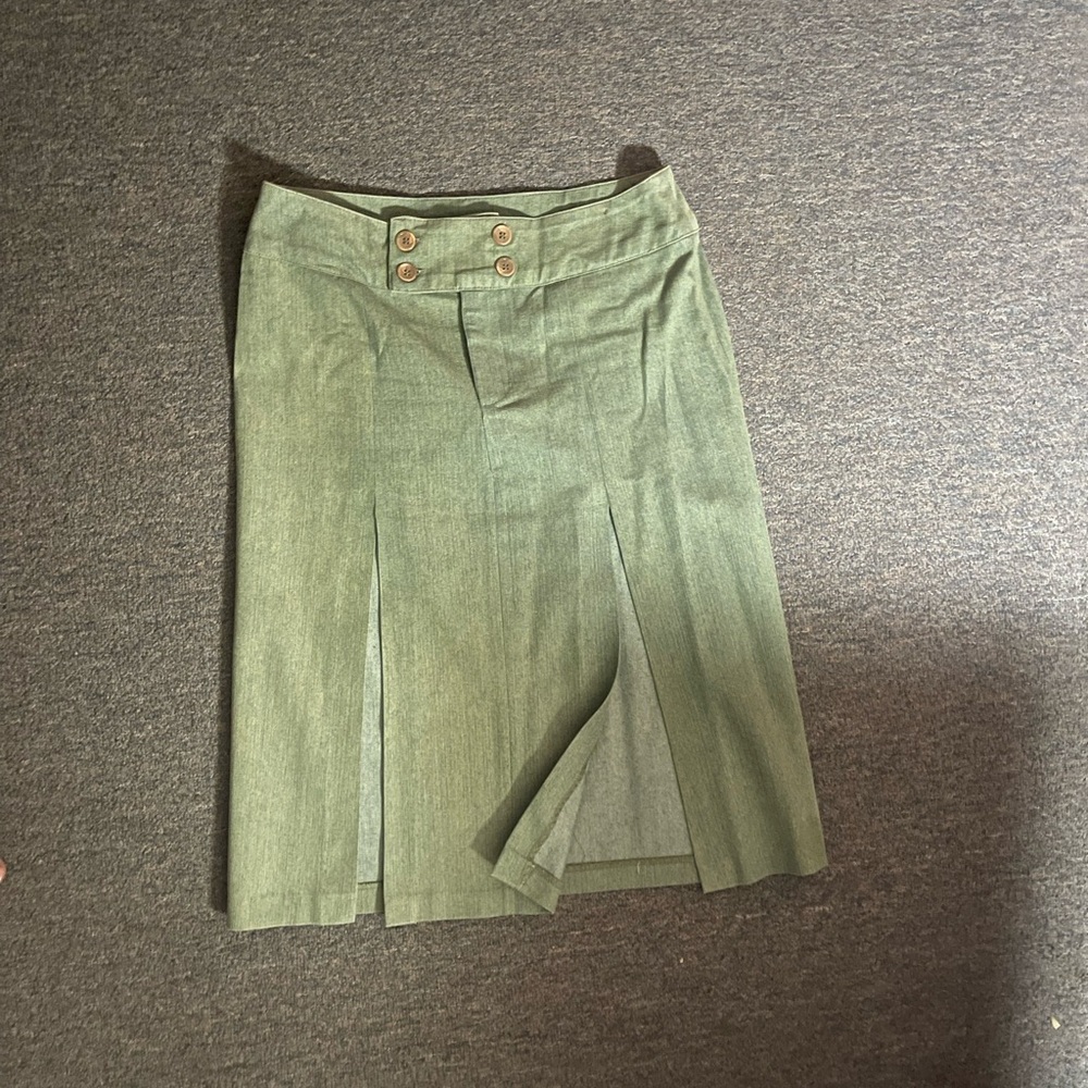 Olive Green Women's Skirt